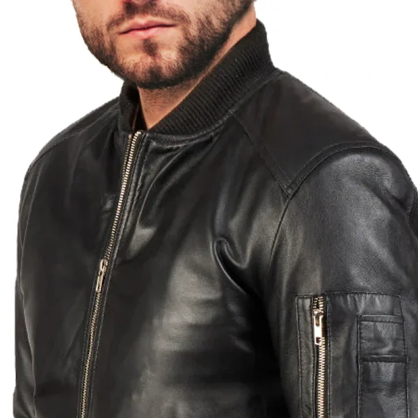 mens-sven-black-leather-bomber-jacket