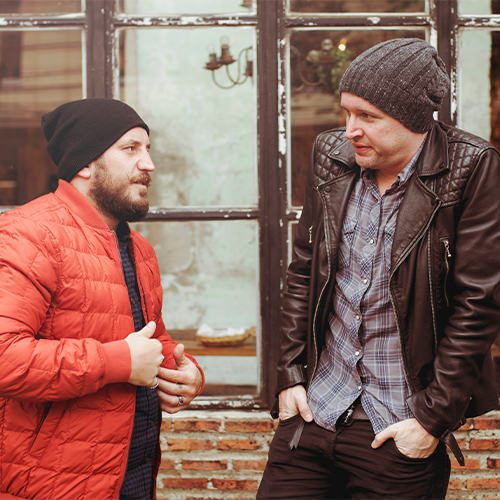 two friends leather jacket