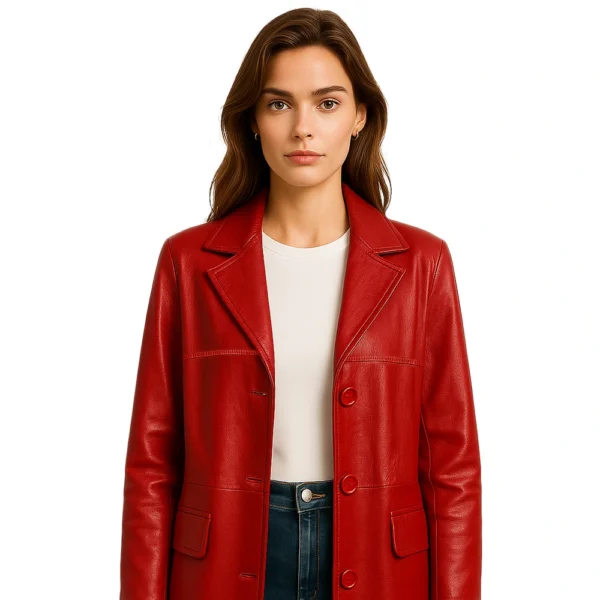 womens-red-leather-coat
