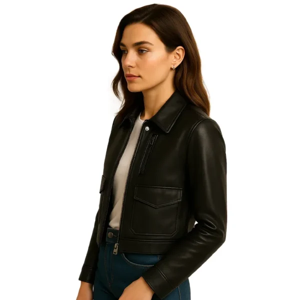 womens-shirt-collar-jacket