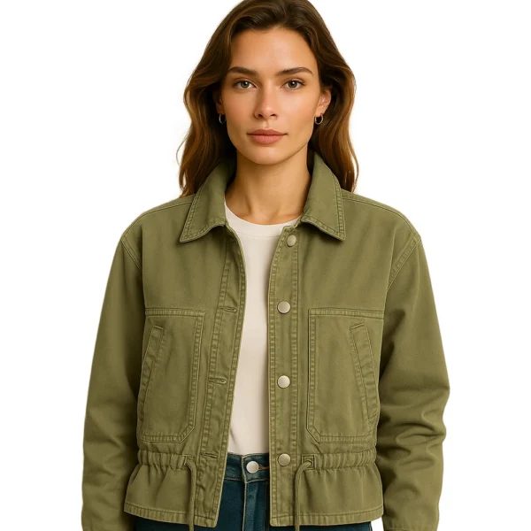 women-green-cotton-jacket