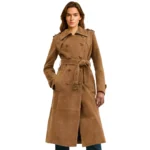 womens-brown-suede-trench-coat