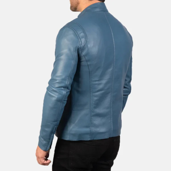 biker-blue-colour-leather-jacket