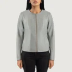 elixir-grey-collarless-leather-jacket