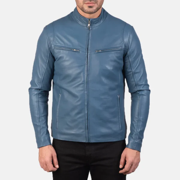 ionic-biker-blue-leather-jacket