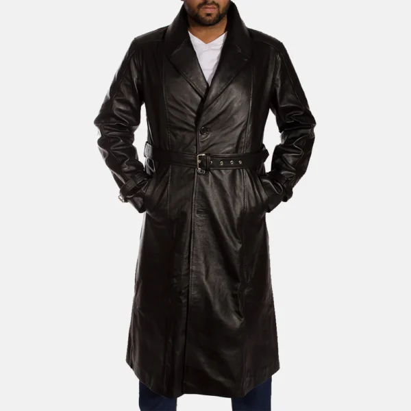 mens-hooligan-black-leather-trench-coat Black Leather Trench Coat